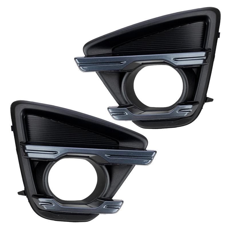 KA0J50C21A KA0J50C11A 1 Pair Car Front Left & Right Driving Fog Light Decoration Cover Fit for Mazda CX-5 2015 2016 Plastic