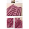 Elastic Waist Wide Leg Loose Double Layer Skirt