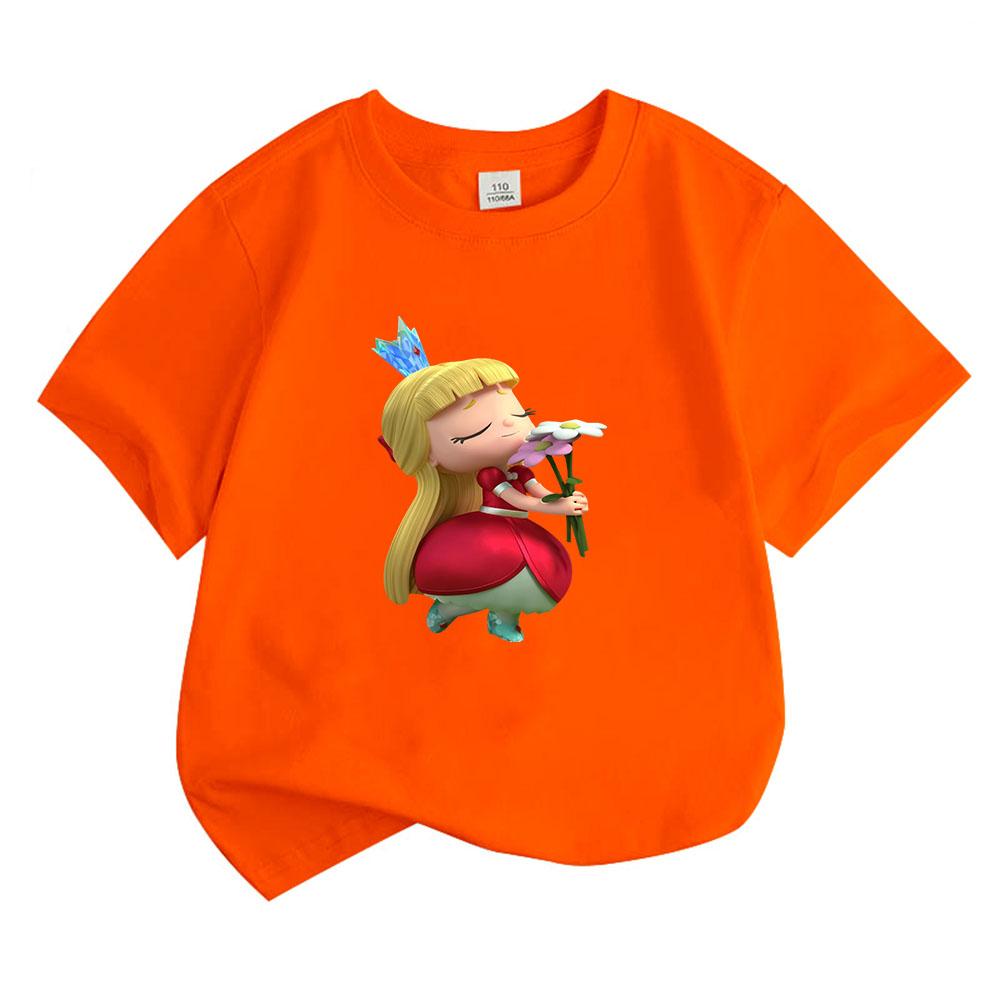100% Cotton True and The Rainbow Kingdom Cartoon Children's T-shirt High Quality Cute Anime Print Kids Tops Toddler Summer