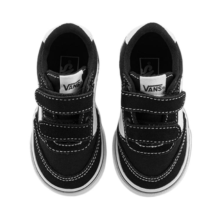 Vans Comfortable Casual Durable Low-Top Walking Shoes Baby Shoes Black VN000D7XBA2
