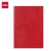 Deli A5 Leather Notebook, 80 Sheets
