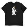 Astronaut Bear T-Shirt Aesthetic Clothing Tshirts Personalised Vintage Graphic Tee Customs Mens T Shirts Top Quality