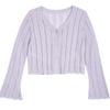 Betu Women's Slim-Fit V-Neck Knit Cardigan