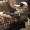 Coffee Cup Coffee Beans Modern Curtain For Living Room Transparent Tulle Curtains Window Sheer For The Bedroom Accessories Decor