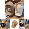 Fashionable Corduroy Baseball Cap For Women And Men Stylish Letter C Design