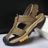 Summer men's sandals Leather slippers casual sports fashion non-slip men's travel shoes Outdoor beach shoes new 2024 large size