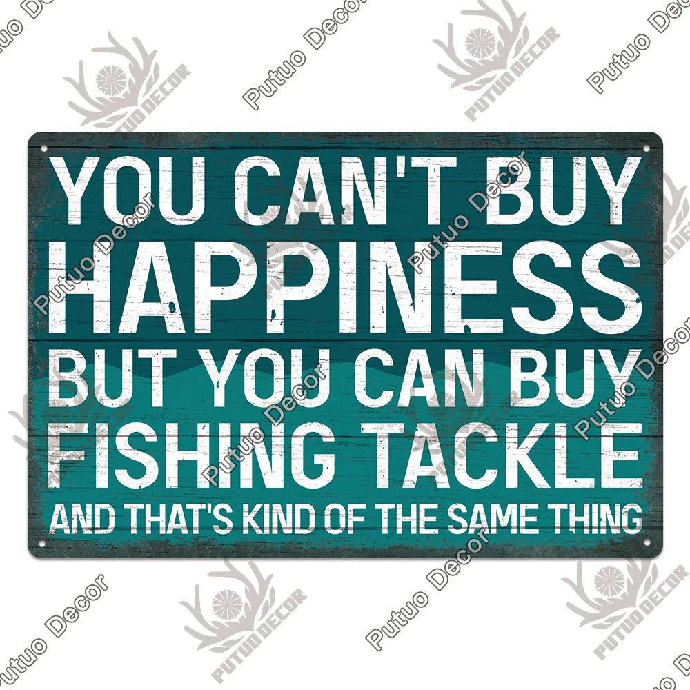 Putuo Decor Funny Sarcastic Vintage Posters Tin Signs Retro Plaque Metal Plate Wall Art Decor for Home Living Room Unique Gift