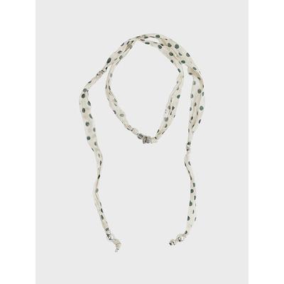 Silk String Necklace_Dot