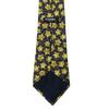 Used CHANEL Tie COCO Mark Star Chain Silk Navy Gold Suit