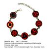 Anime Bracelet Cartoon Faux Gem Geometric Adjustable Extension Chain Decorative Gift Anime Naruto Sharingan