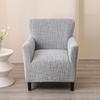 1 Seater Jacquard Club Chair Cover All-inclusive Tub Armchair Slipcovers Elastic Single Sofa Protective Case for Living Room Bar