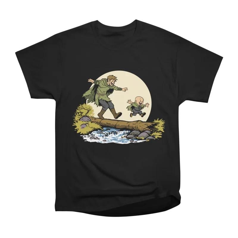 Dunk and Egg Graphic Double Sided Unisex T-Shirt XL