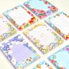 4pcs (200 Pages) Dream Garden Memo Pad Thick Paper Home Office and School Message Pads Mini Cute Stationary Supplies 2.95*4.33in