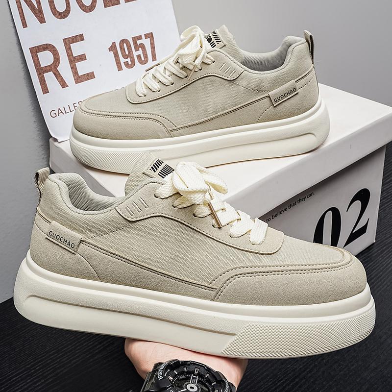 Premium Cloth Surface Men Canvas Sneakers Bestseller Low Cut Skate Shoes Flexible Non Slip Rubber Sole Versatile Outdoor  Shoes