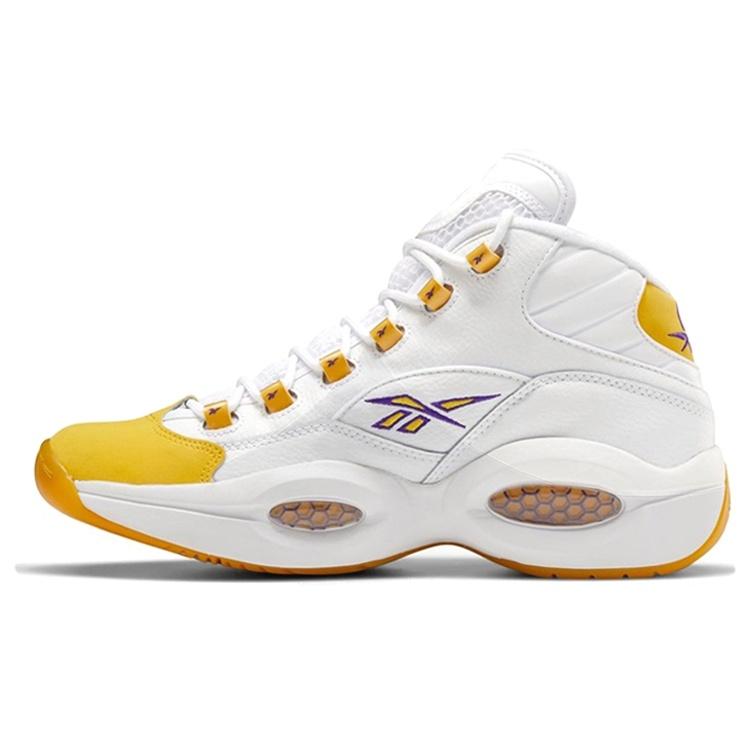 Reebok Question Mid Yellow Toe White/Yellow Unisex FX4278(S-BOX) EU 41