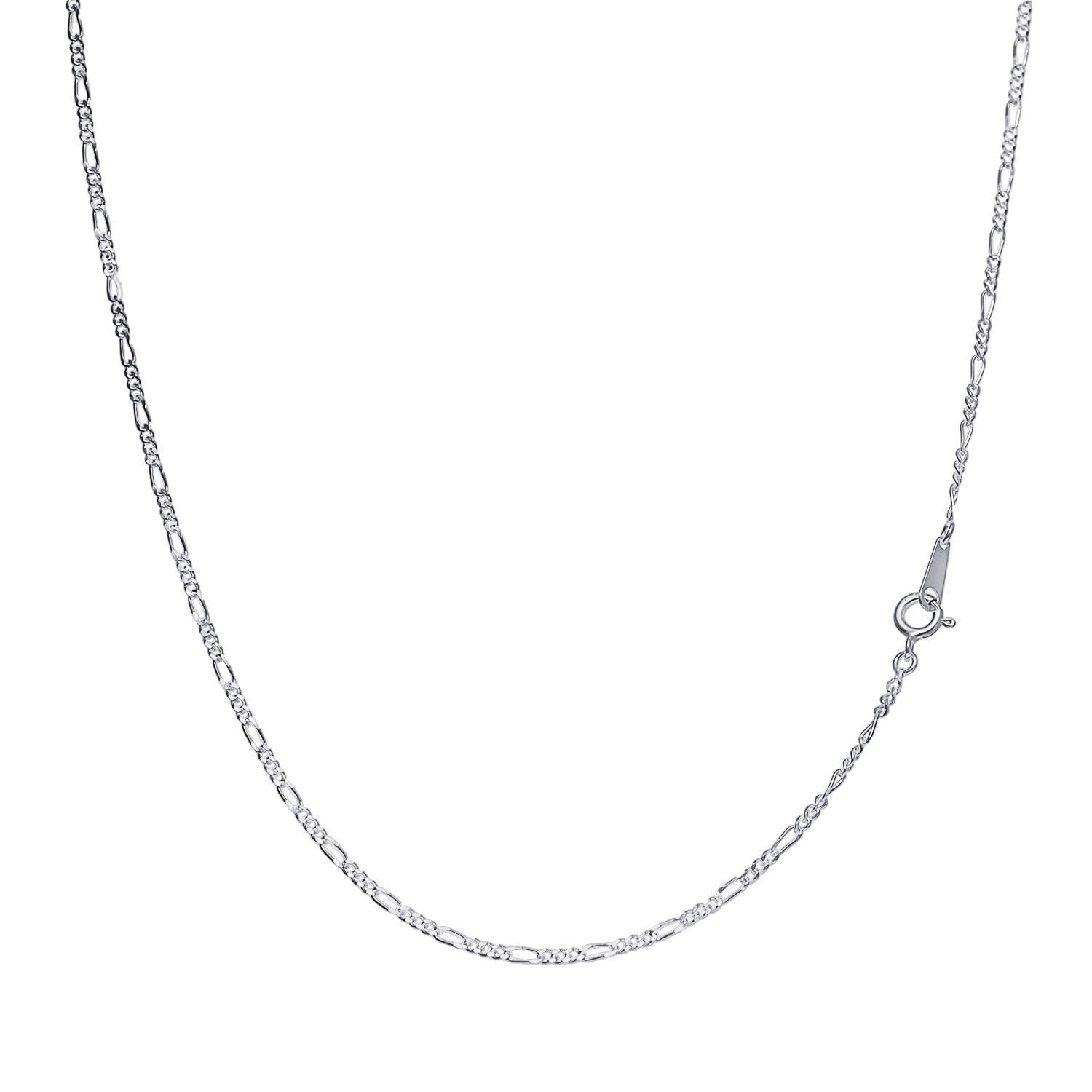 

СЕРЕБРО 925 Цепочка Фигаро Ширина Длина 55 см [Sears] 1,7 мм sfg50-55