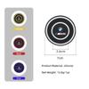 LHNJF1 2026 Car Sticker PVC Car Coaster Water Cup Anti-Slip Silicone Pads Interior Accessories For BMW Motorsport X1 X3 X5 E39 E46 E90