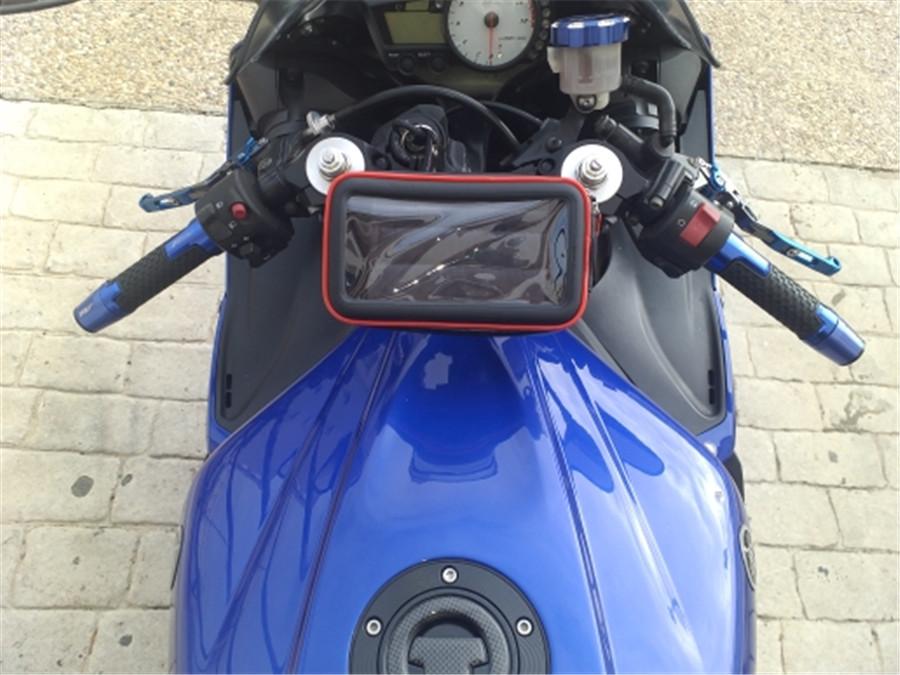 Motorcycle Fork Stem Mount Large Phone Navigation Bracket For Yamaha YZF R1 R6