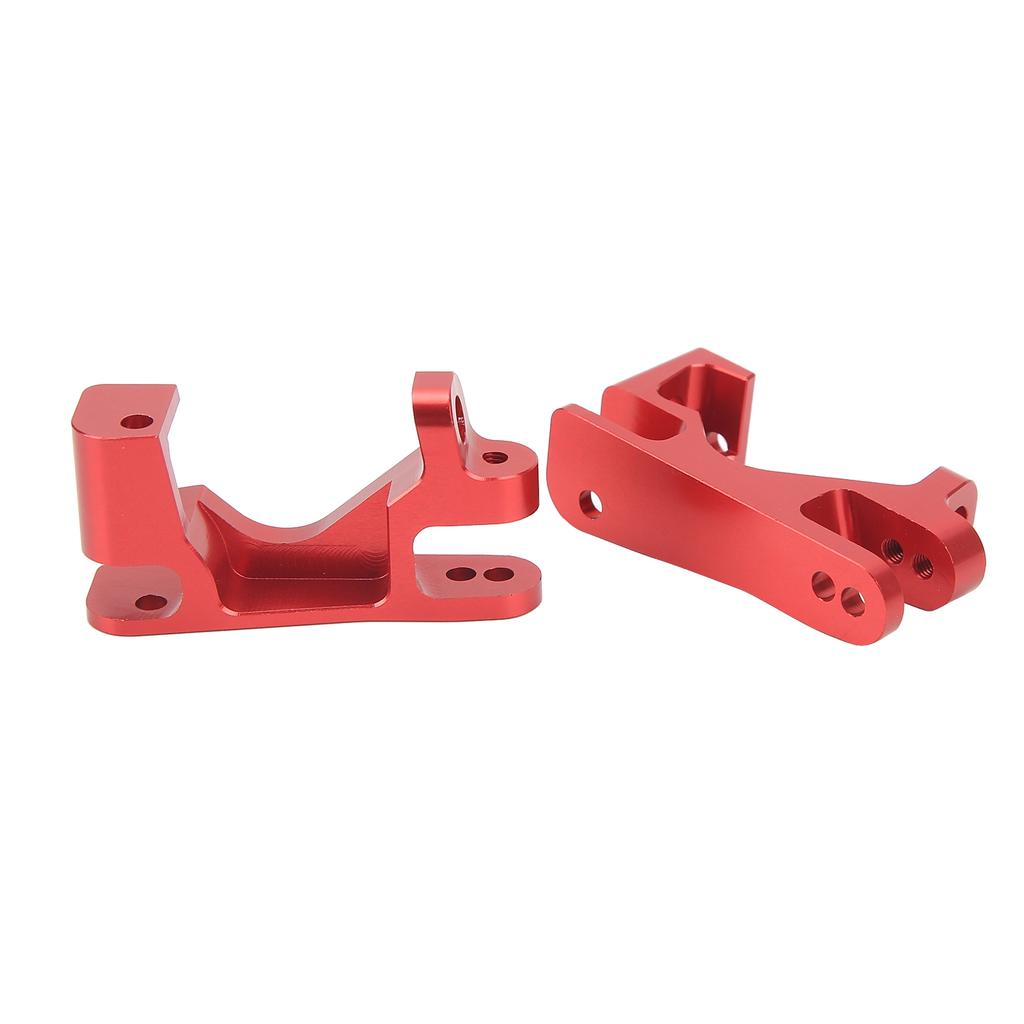 2PCS RC Caster Blocks   High Hardness Aluminum Alloy Front C Hub Carrier for   Rustler 4  1:10 RC Car