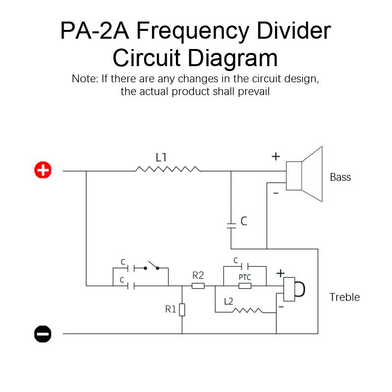 Pa-2A 450W 2 Way Audio Speaker Frequency Divider Tweeter Bass Crossover Filter Speaker Amplifier Home Sound Theater Tool