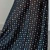 Midi Skirt High Waist Solid Color Sequin Decoration Skirt Double Layer Mesh Yarn Slimming