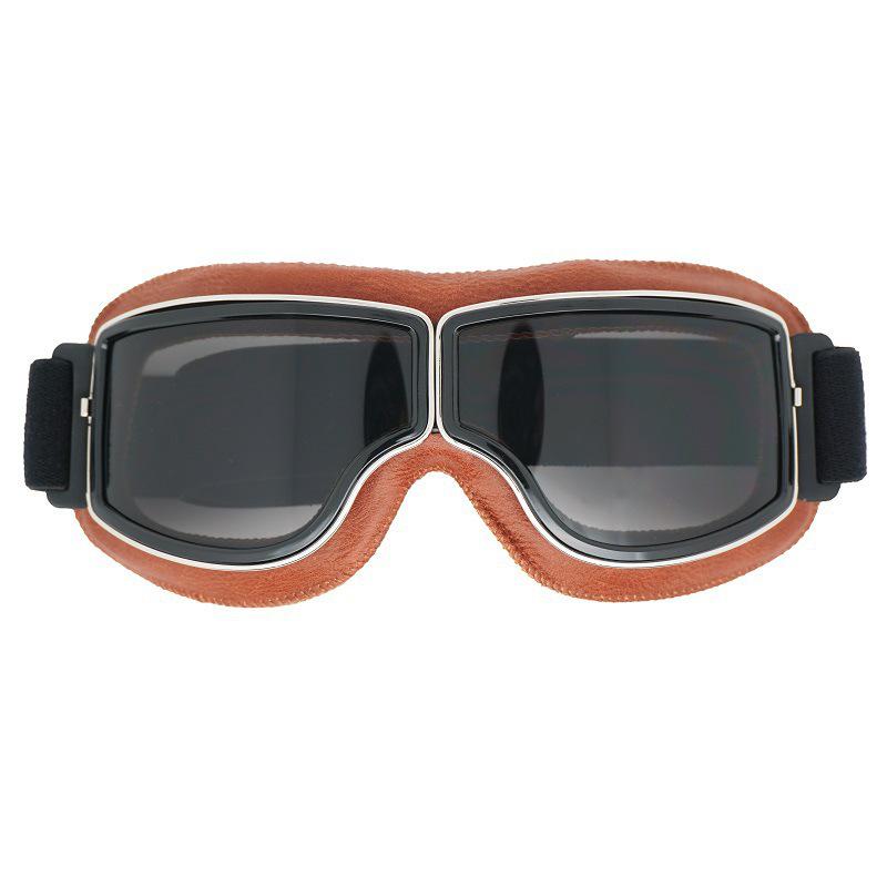 Trendy Retro Harley-Style Windproof Motorcycle Goggles with Sun Protection