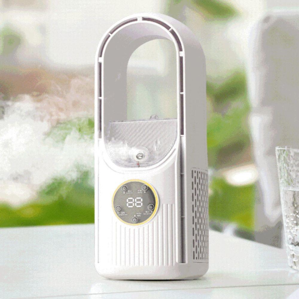 6 Speed USB Fan Silent Timer Leafless Fan Flexible Usage Electric Fan Desktops