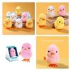 Jumping Duck Chick Clockwork Stuffed Toy Novelty Kids Easter Party Birthday Gift