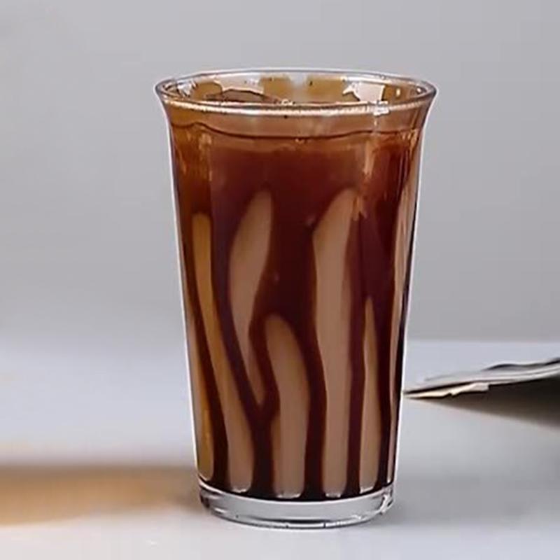 12.5 oz 365ml Simple Coffee Cup Cold Drink Milk Cups Household Creative Cold Brew Latte Mug Party Specific Bubble Cocktail Glass