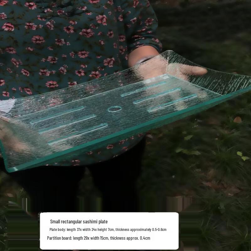 Large Oval Acrylic Ice Trough Fruit Platter