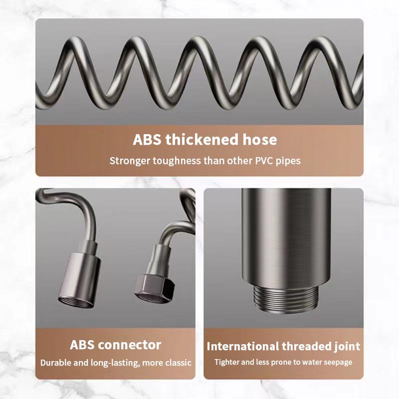 Handheld Bidet Sprayer 1-in-2-out Dual Control Valve For Toilet Extra Long Hose High Pressure Bathroom Spray Gun Kit For Bidet