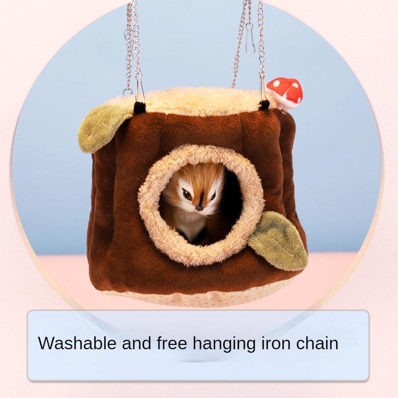 Królik Zimowe ciepłe gniazdo Chomik dżungarski Ptak Papuga Schronienie Gniazdo Jeż Wiewiórka Świnka morska Świnka morska Totoro Torba na miód Bawełniane gniazdo dla zwierząt
