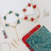 Qixi Festival DIY Brocade Hair Clip & Brooch Material Pack Hairpin Accessories.