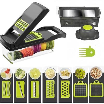 Recommended by Professional FOOKO Vegetable Professional Easy To Use for and Other Includes Hand Guard and Egg White Separator Chefs Slicer,