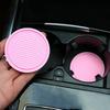 Car Non-slip Water Cup Pad Diamond Rhinestone Bling Decoration Auto Interior Cup Bottle Anti-skid Rubber Mat Car Accessories