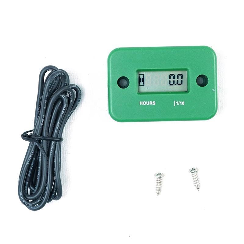 Universal Digital Hour Meter LCD Display Waterproof Engine Time Gauge Timer For HONDA KAWASAKI SUZUKI KTM Husqvarna GasgasYAMAHA
