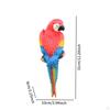 Resin Wall Bird Statue Birds Art Lawn Figurine Animal Ornament for Garden