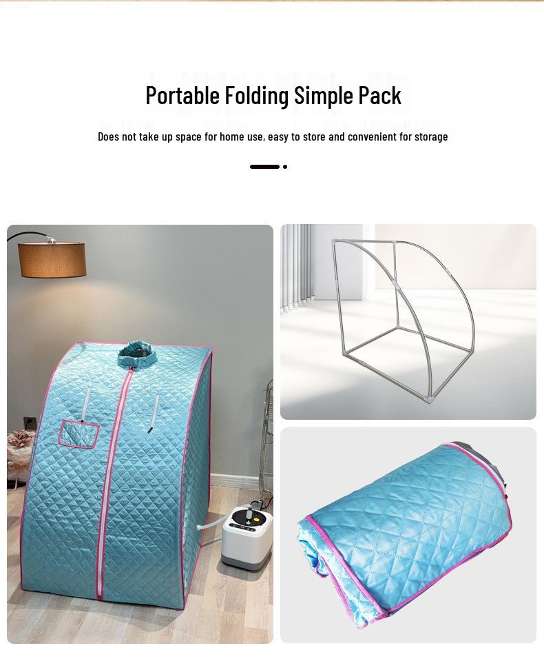Jing Mei Le Portable Folding Sauna Box for Home Use with EU Standard