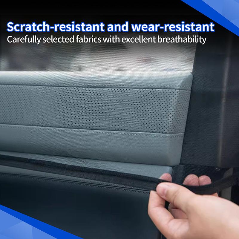 

Сетка от комаров для двери и окна для BYD Leopard 5 2025+ Шторки на боковые окна Солнцезащитный козырек Дышащая вентиляция Автоаксессуары чёрный