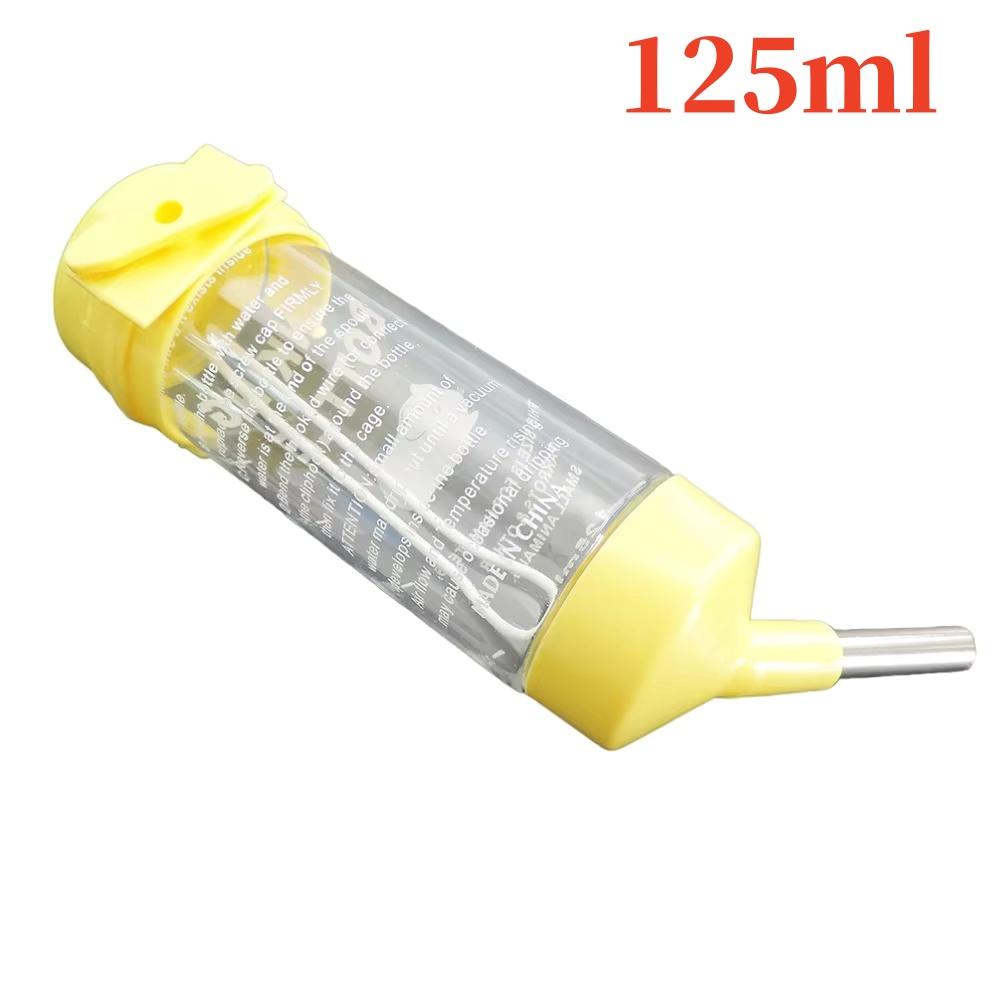 125ml Hamster Drinker Water Bottle No Drip Small Animal Water Dispenser Hanging Hamster Drinker For Guinea Pigs Hamsters Bunnies