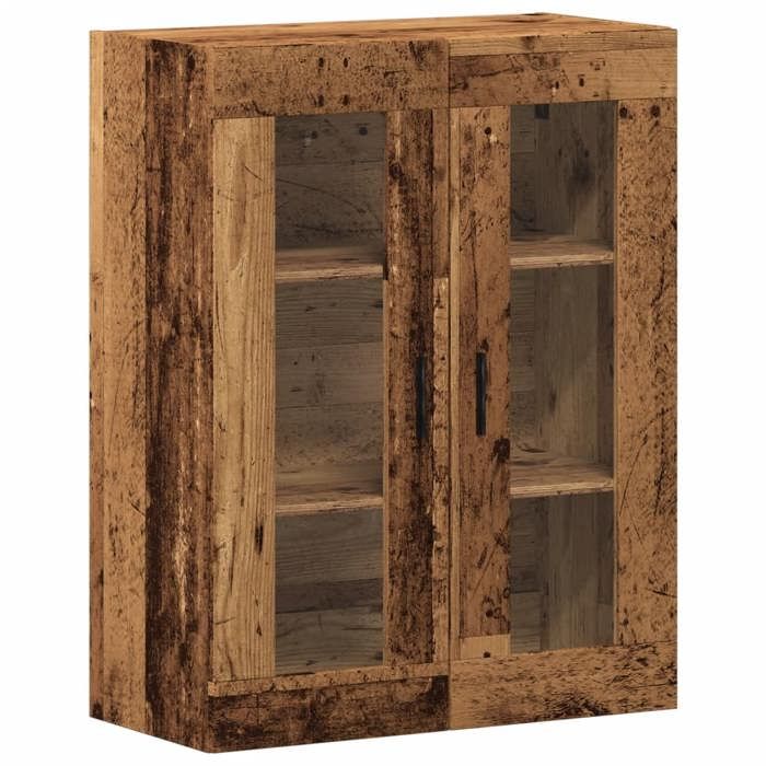 VidaXL Wall Cabinet Old Wood 69.5x34x90 Cm, Cabinet, Hanging Cabinet, Side Cabinet, Storage Cabinet, Cabinet 857330