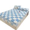 Milk fleece mattress cover fleece thickened padded cotton autumn and winter coral flannel mattress protective cover bedspread cross-border wholesale