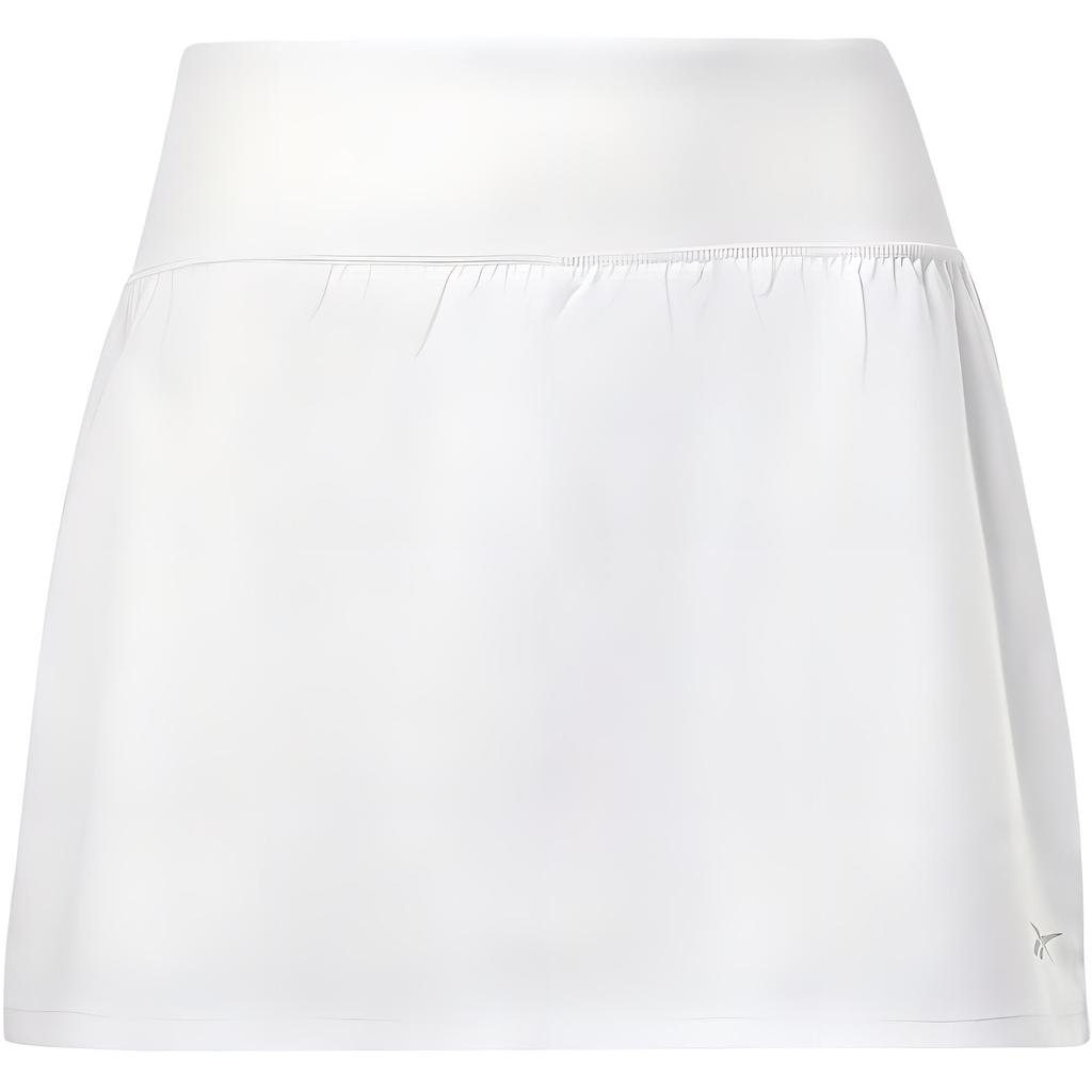 Reebok Solid Color Breathable Sports Fitness Casual Skort Women skorts White HT4925