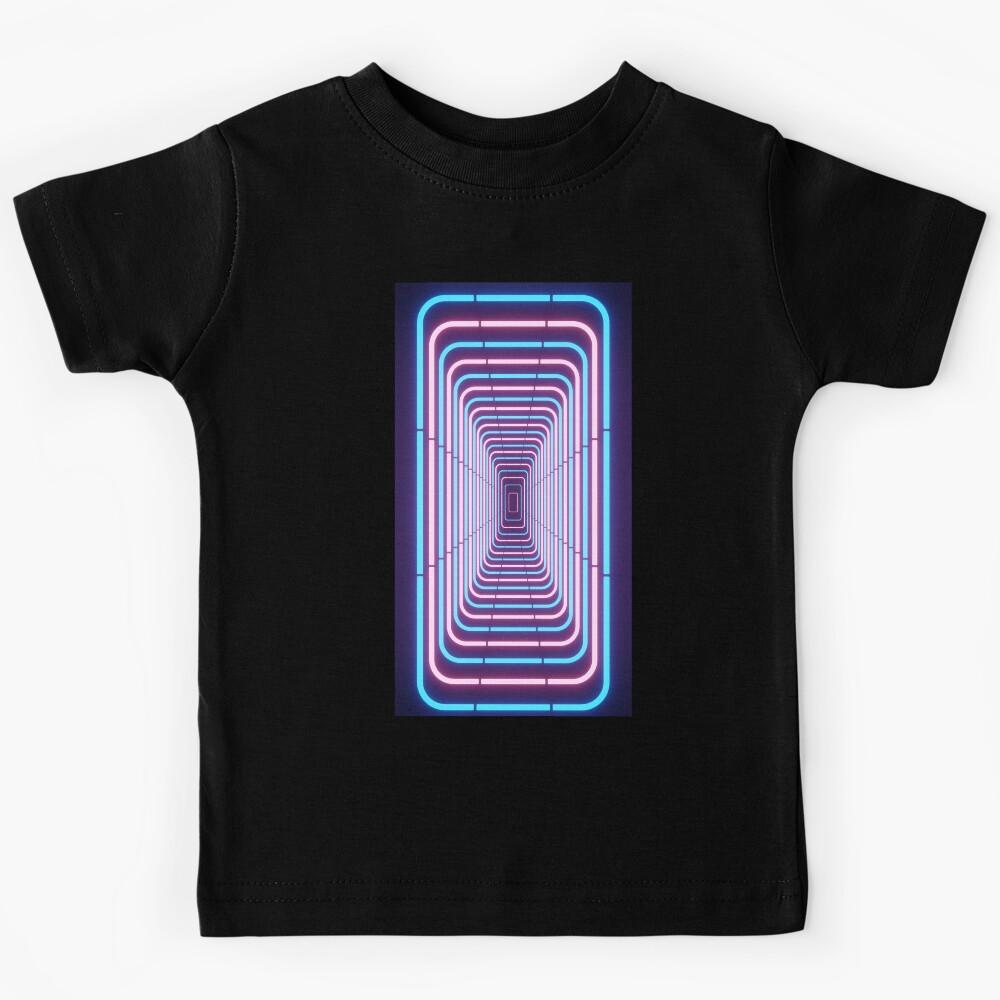 neon hallway Kids T-Shirt 100