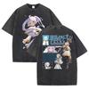 Hot Sale Anime Peripherals Frieren: Beyond Journey's End Graphic Print T-Shirt Men Women Streetwear Fashion Vintage Washed Cotton Summer New Tee