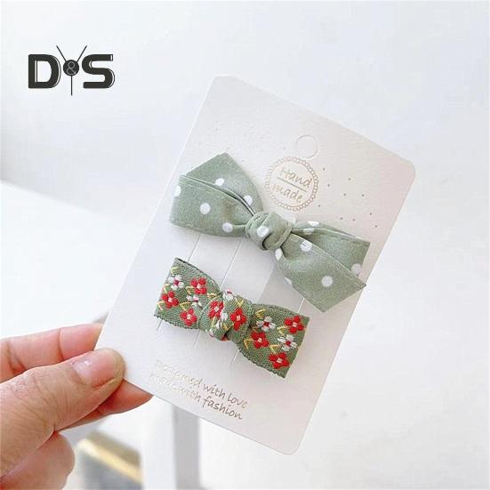 Kids Hairpin Cute Attractive Lovely Elegant Adorable Comfortable Lightweight Princess-style Girls Bowknot Hair Clip Accessories Daily Wear