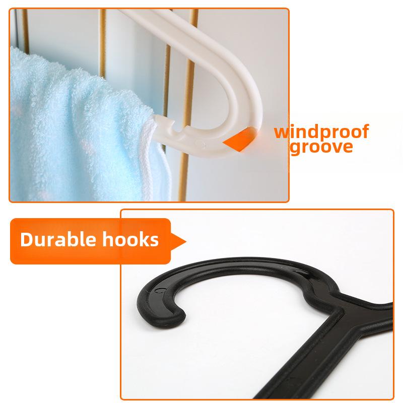 Plastové protiskluzové ramínko na oblečení v severském stylu pro studentské koleje