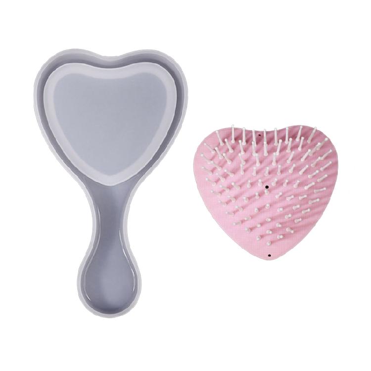 Comb Mold Epoxy Resin Casting Silicone Mold for DIY Detangler Hair Brush Comb