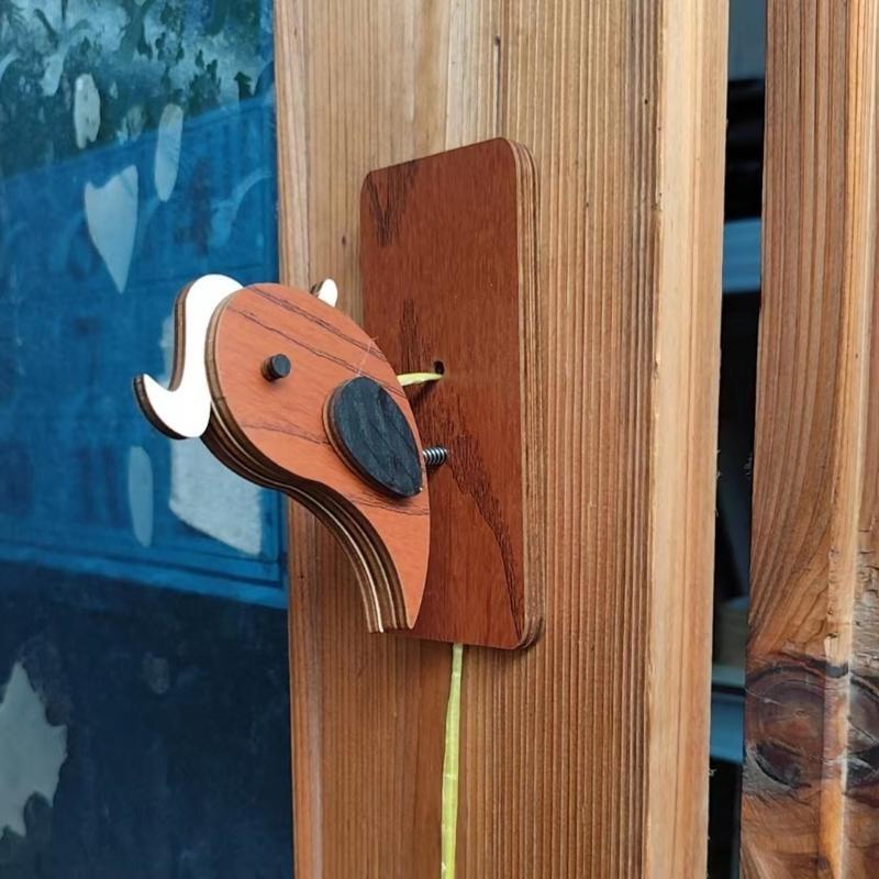 Woodpecker Doorbell Drag and Knock Decorative Pendant Homestay Creative Decoration Household Handmade Doorbell