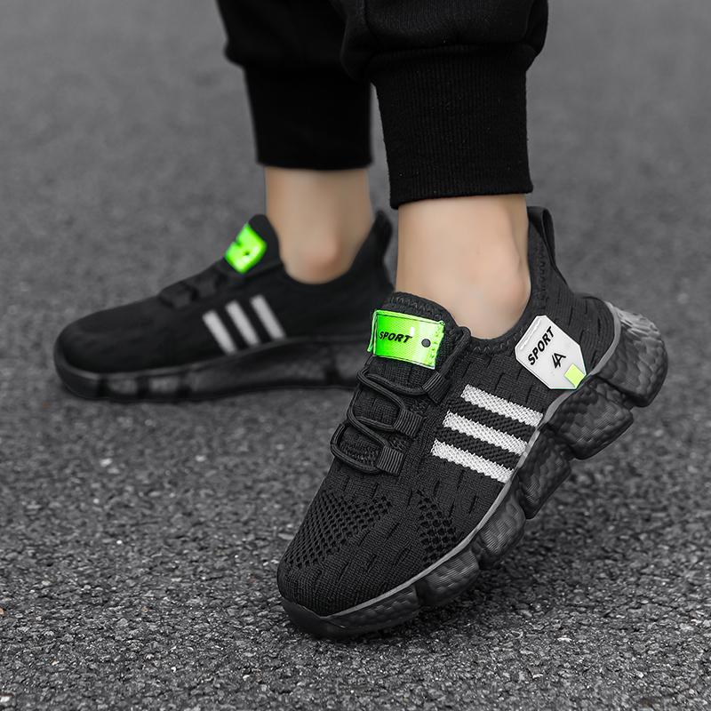 28-39 Dětské nadměrné velikosti Lehké Jednoduché Stylové Prodyšné Síťované Ležérní Sportovní Obuv Běžecká Obuv